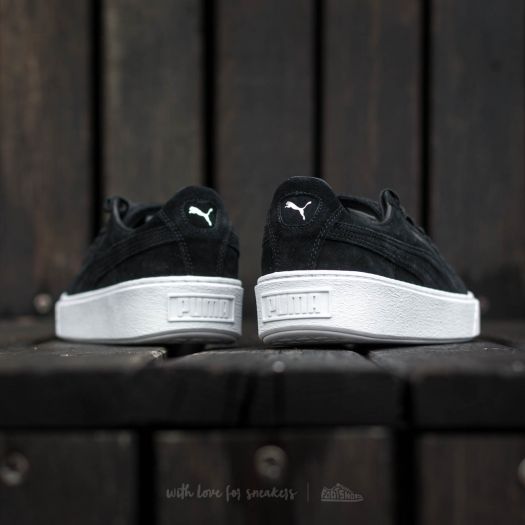 Puma suede top platform grigio