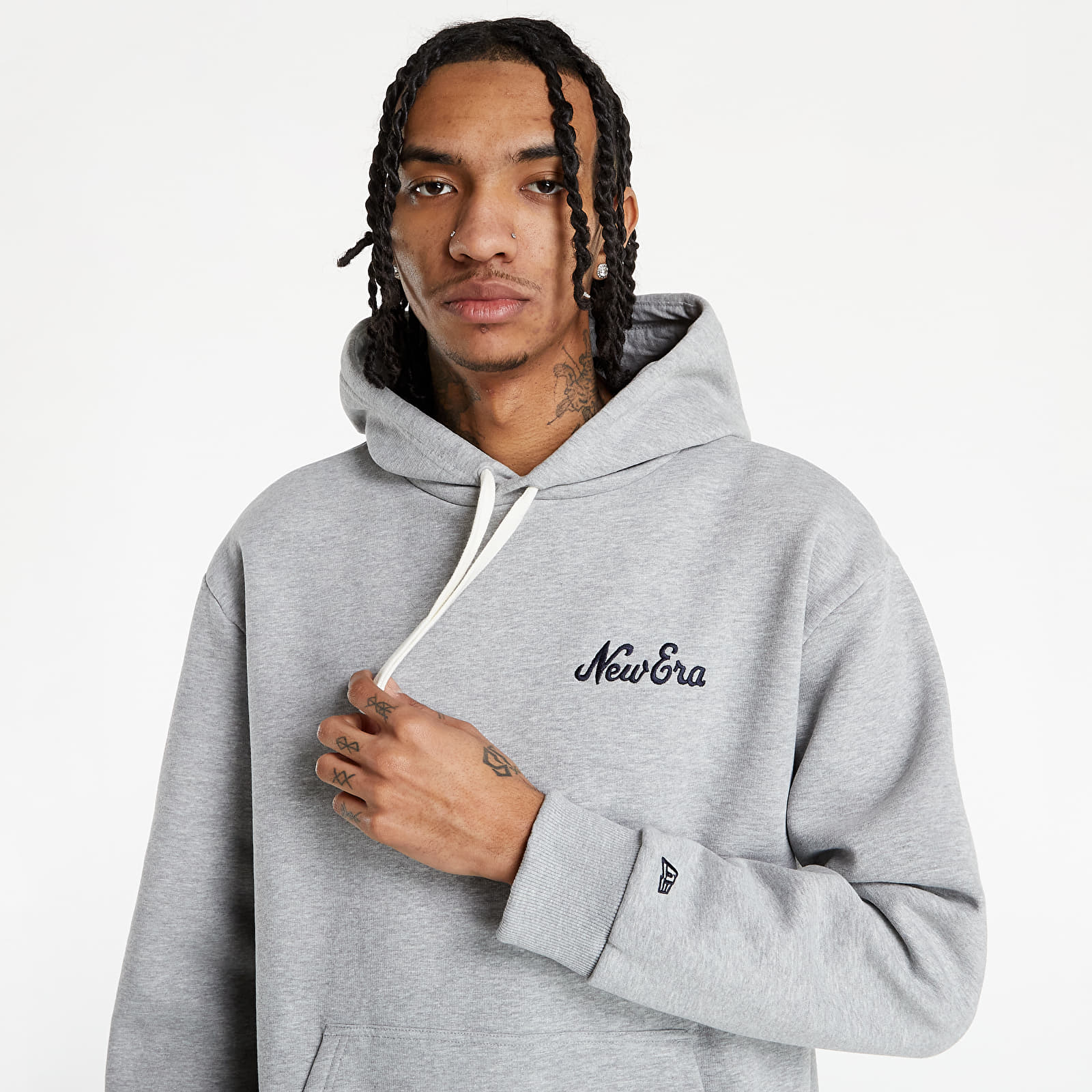 Hoodies and sweatshirts  New Era Heritage Oversized Hoody Light Graphite/ Navy