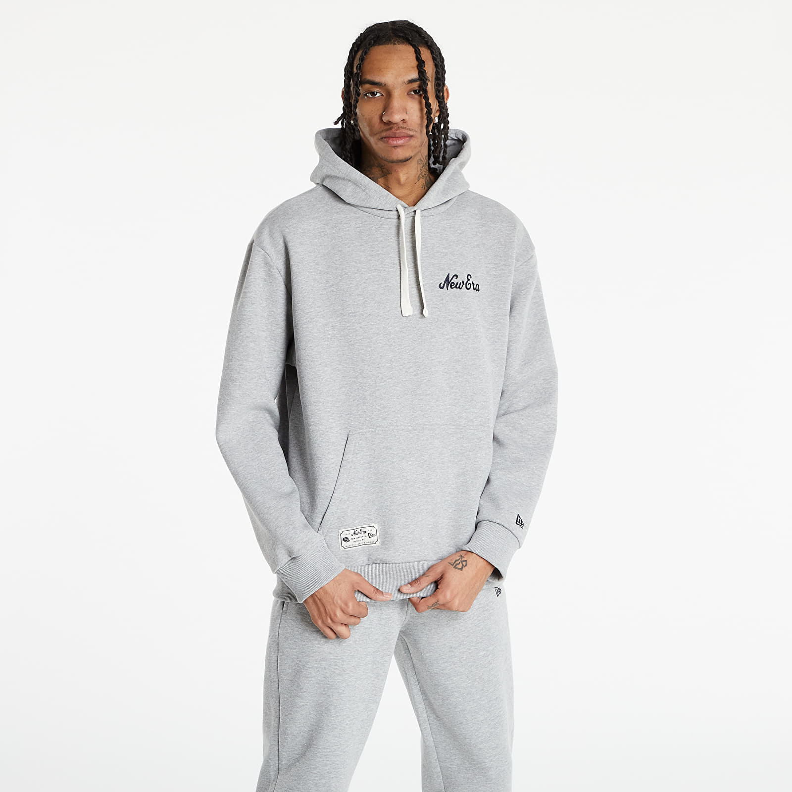 Hoodies and sweatshirts  New Era Heritage Oversized Hoody Light Graphite/ Navy