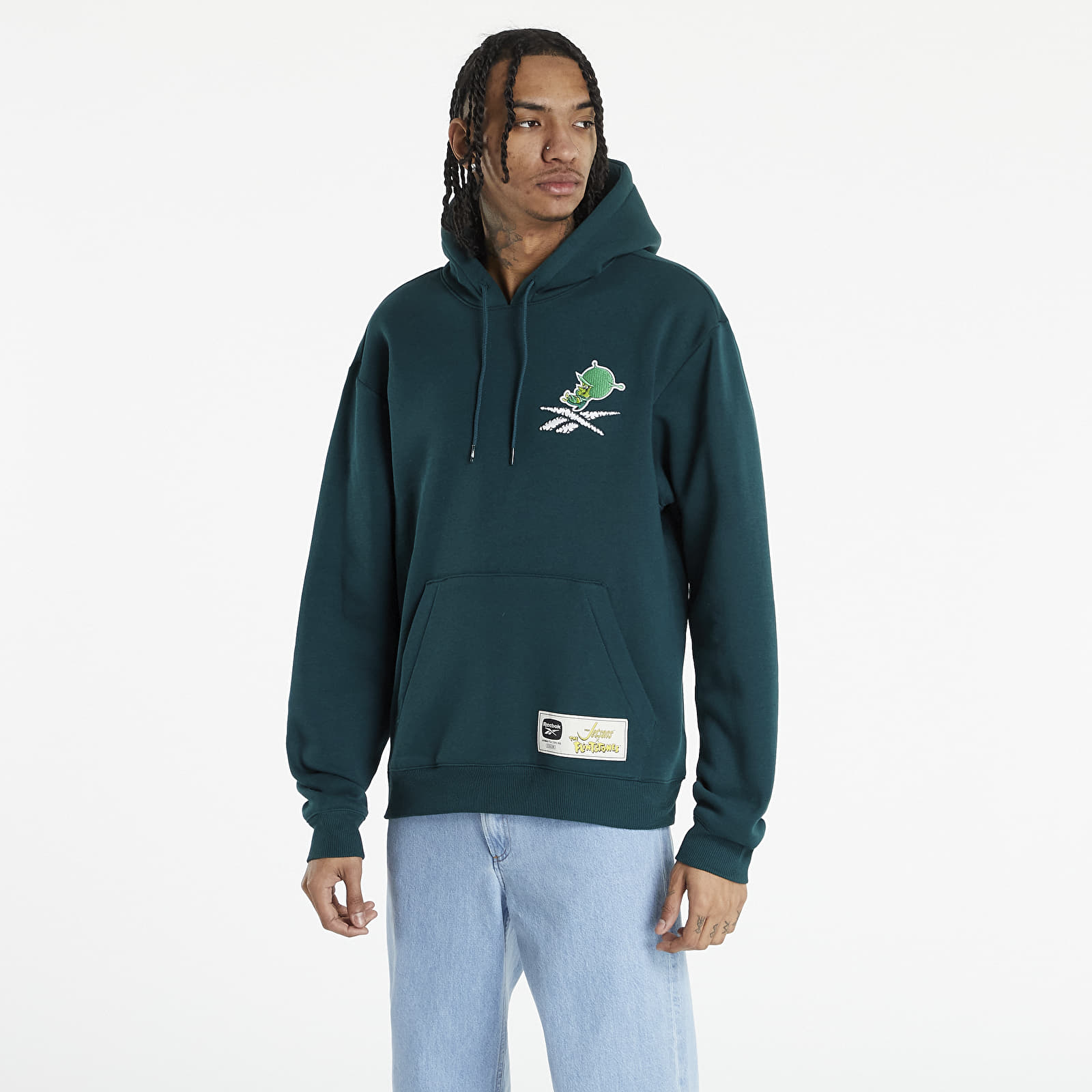 Hoodies and sweatshirts  Reebok x Flinstones Great Gazoo Oth Sweatshirt Forest Green