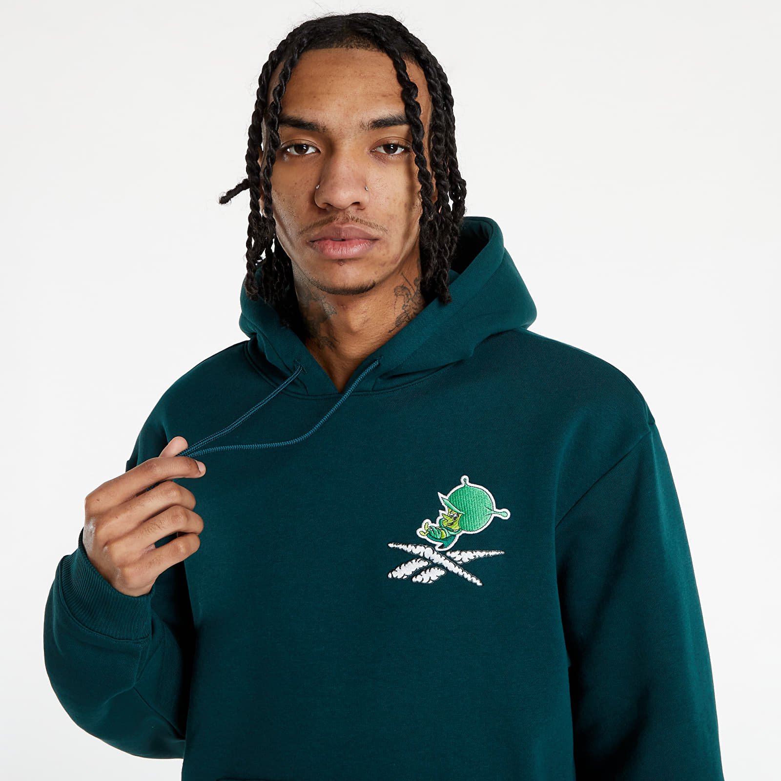 Hoodies and sweatshirts  Reebok x Flinstones Great Gazoo Oth Sweatshirt Forest Green