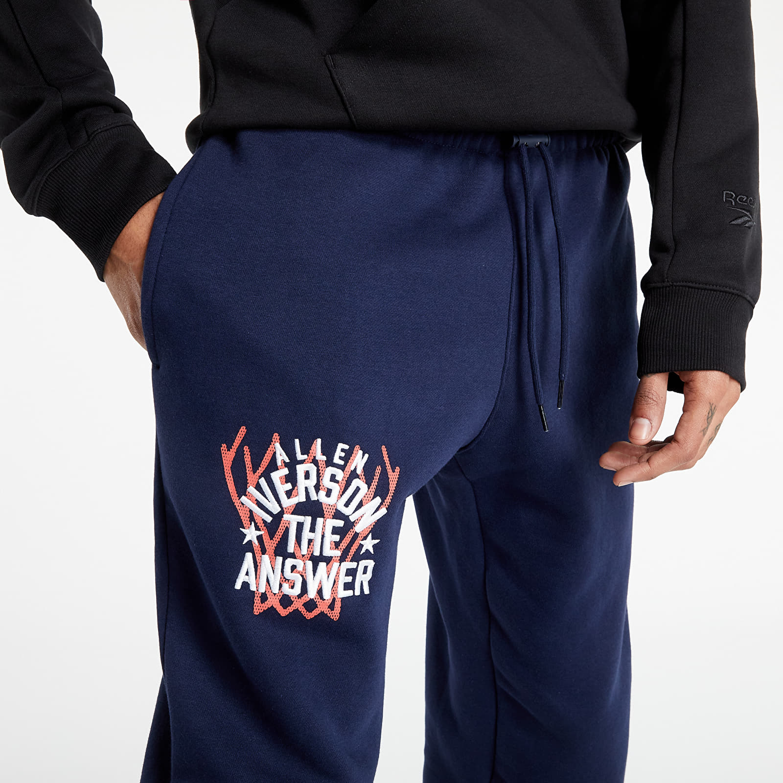 Pantalon Reebok Basketball Iverson Fleece Pants Vector Navy