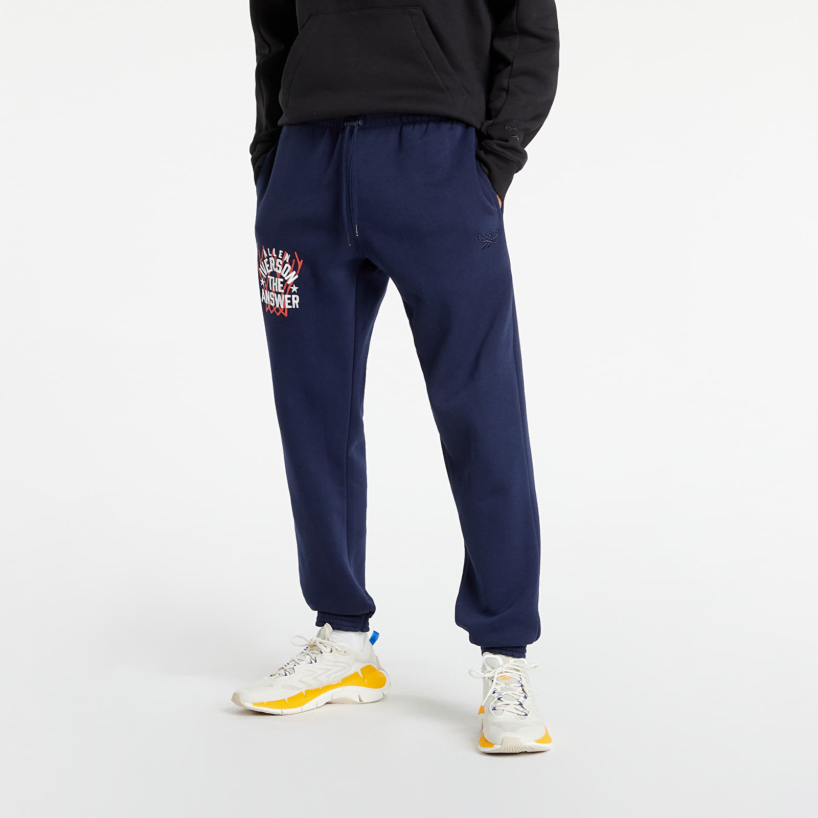Pantalon Reebok Basketball Iverson Fleece Pants Vector Navy
