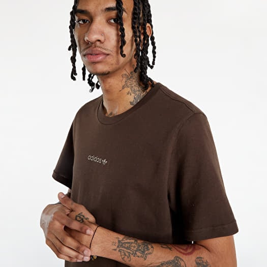 Adidas t shirt brown new arrivals