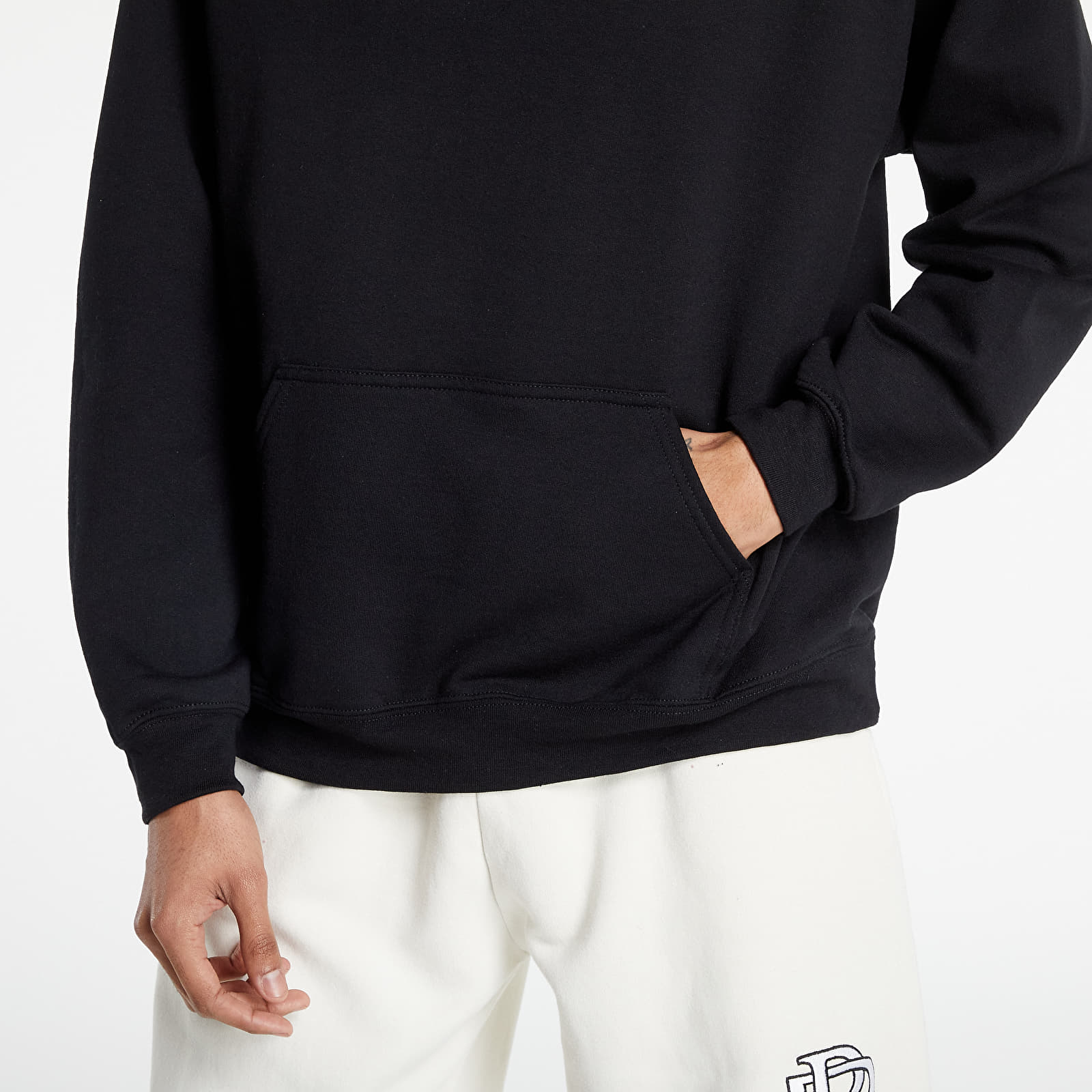 Sudaderas Blood Brother Phantom Chest Embroidery Hoodie Black