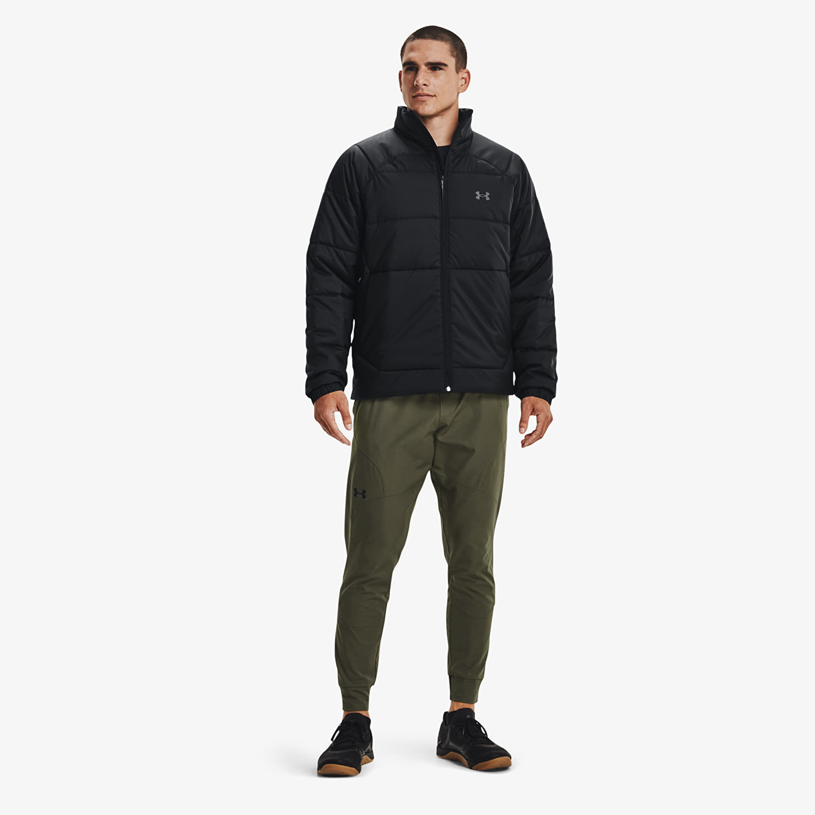 Jackets Under Armour Insulate Jkt Black/ Pitch Gray (1364907-001 ...