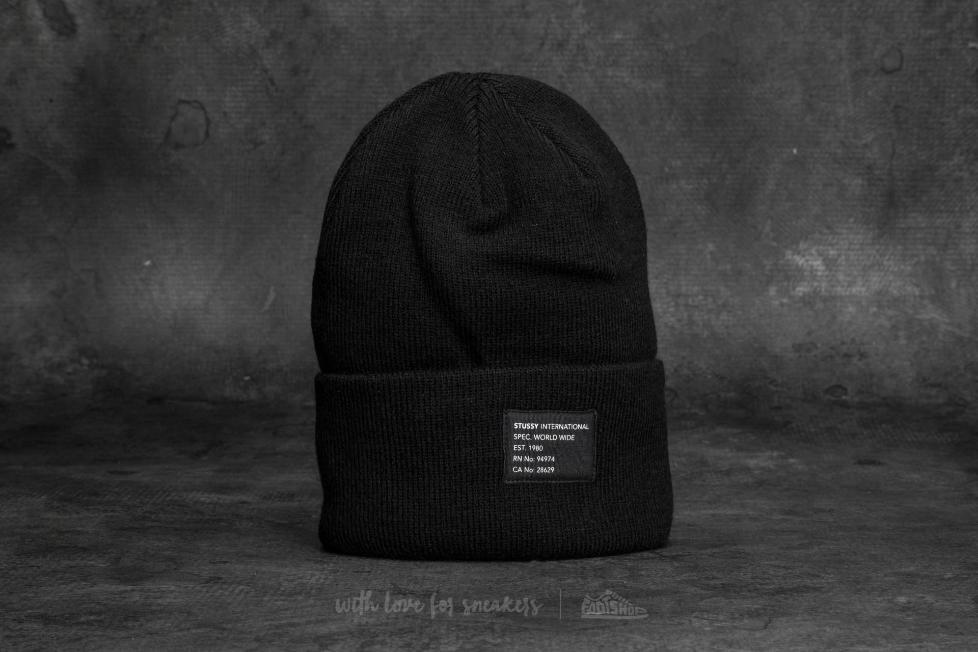 Hats Stüssy Watch Cap Beanie Black