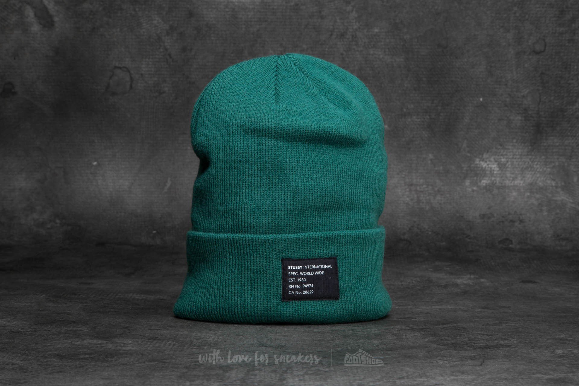 Hats St ssy Watch Cap Beanie Green Footshop