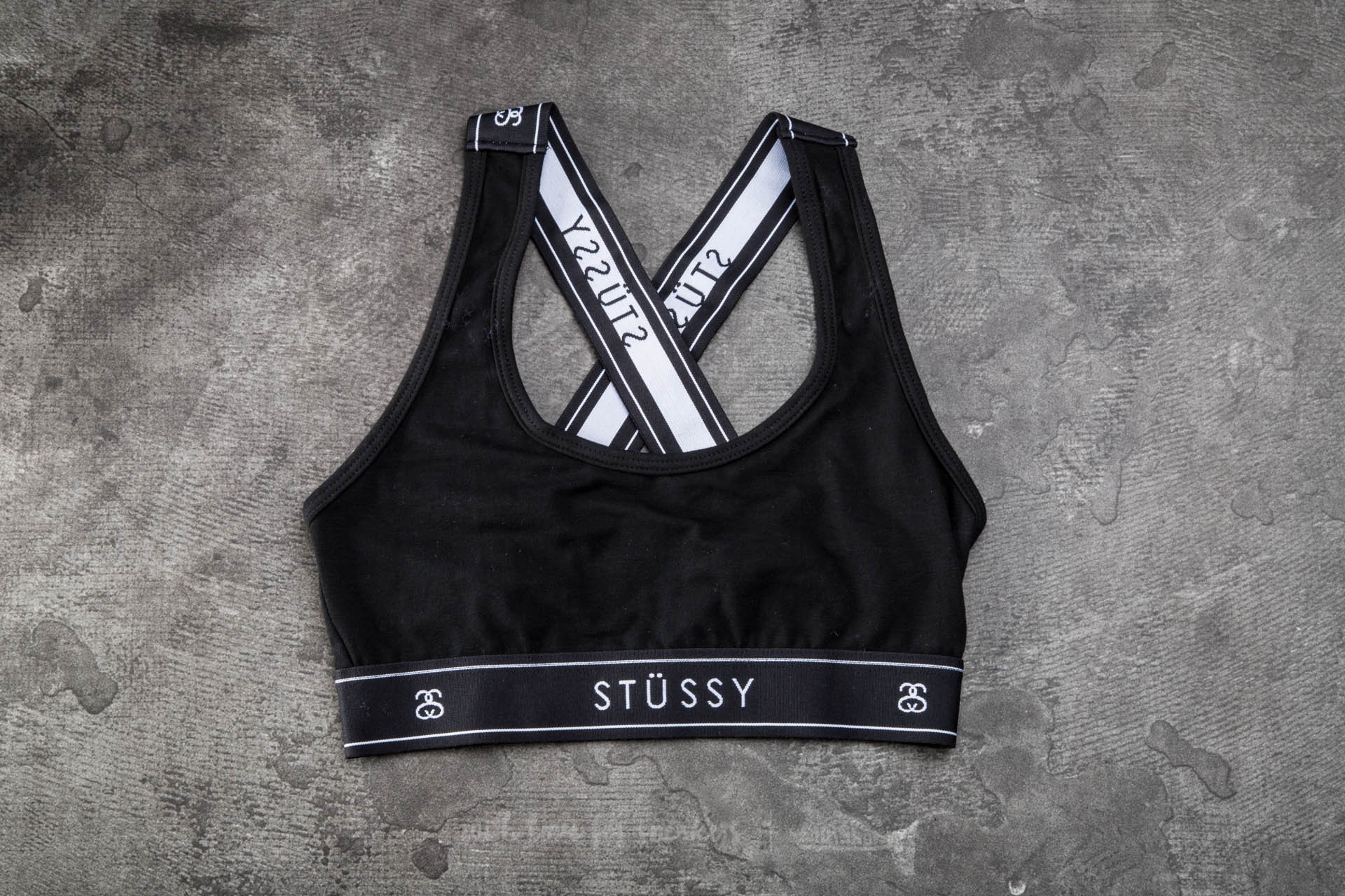 Bras St ssy Cross Back Crop Black Footshop