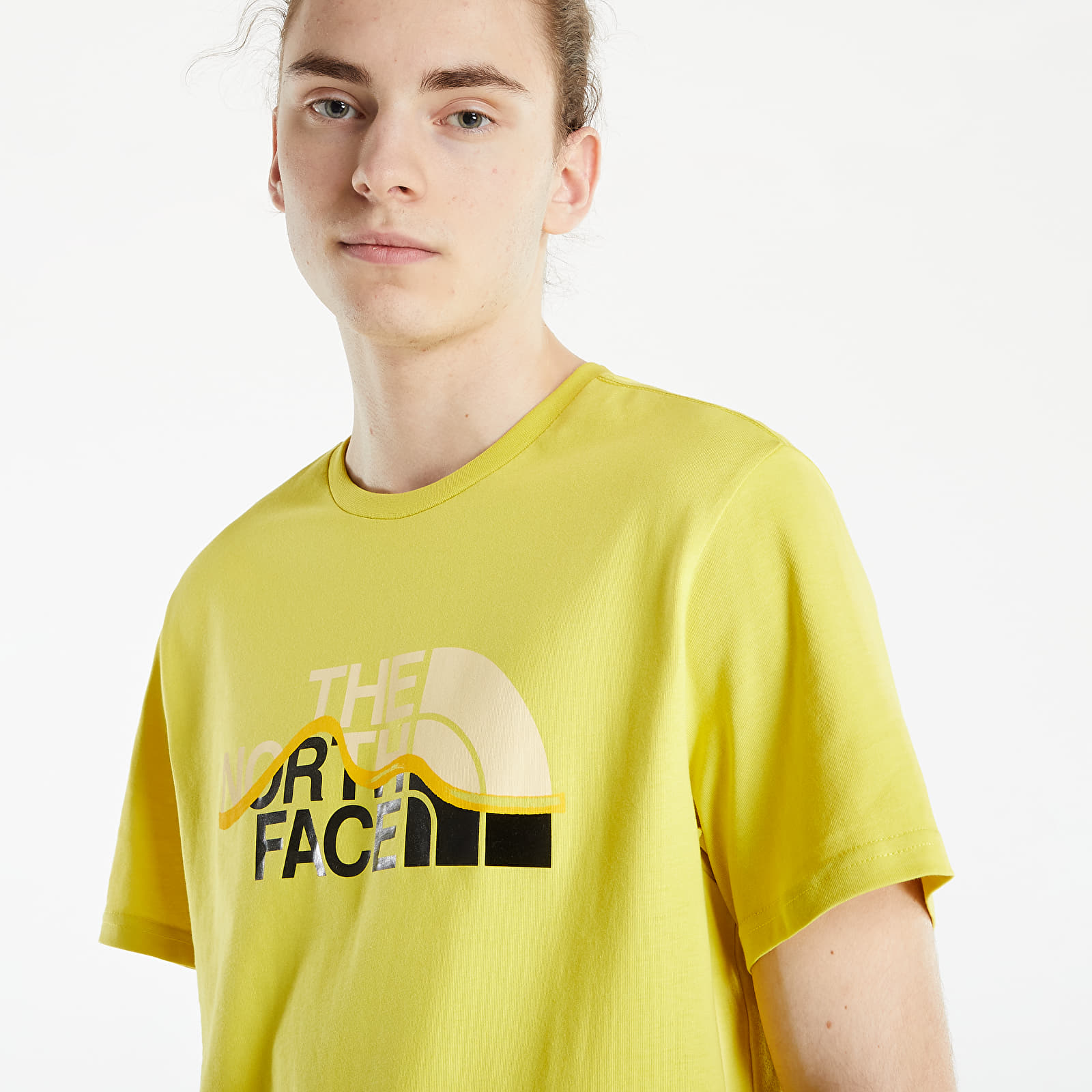 T-shirts The North Face M S/S Mountain Line Tee Acid Yellow
