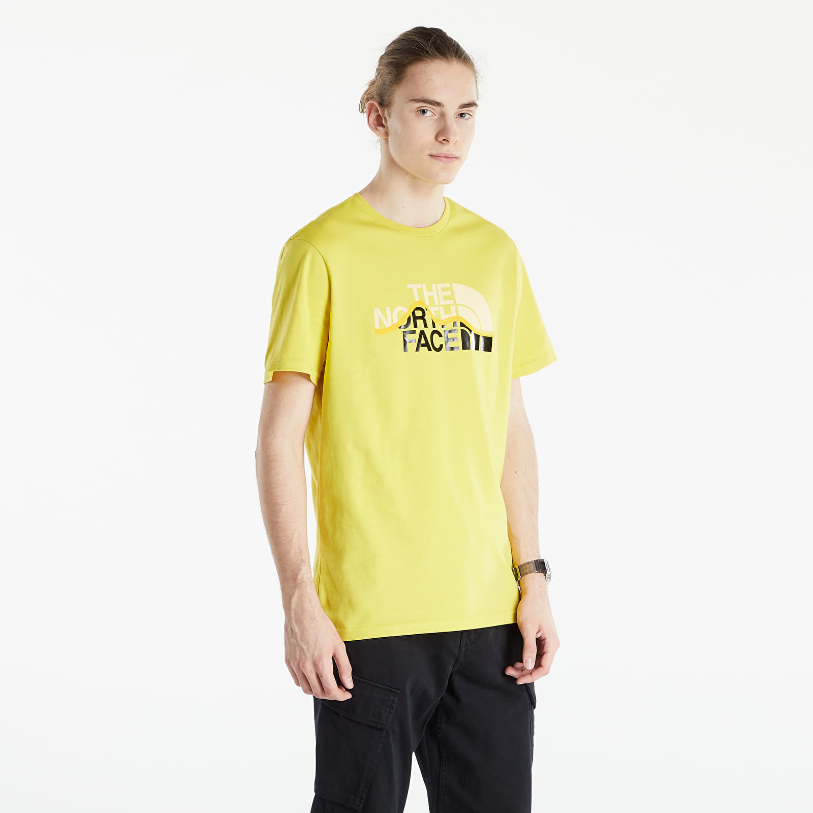 T-shirts The North Face M S/S Mountain Line Tee Acid Yellow