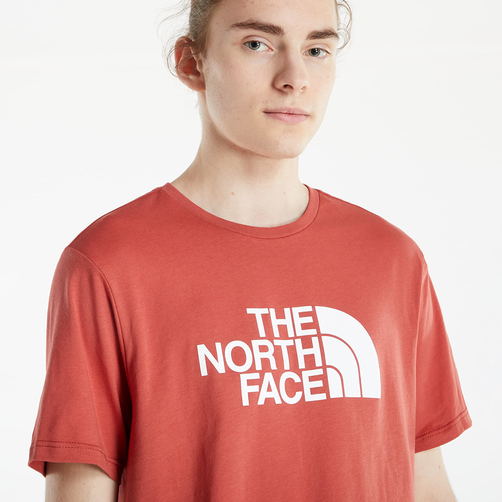 T shirts The North Face M S S Easy Tee Tandori Spice Red Footshop
