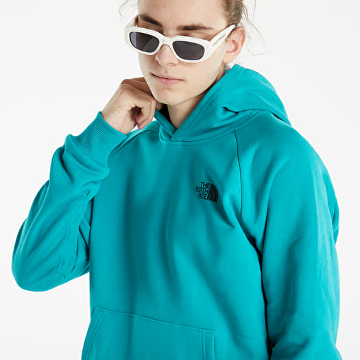 North face turquoise hoodie top