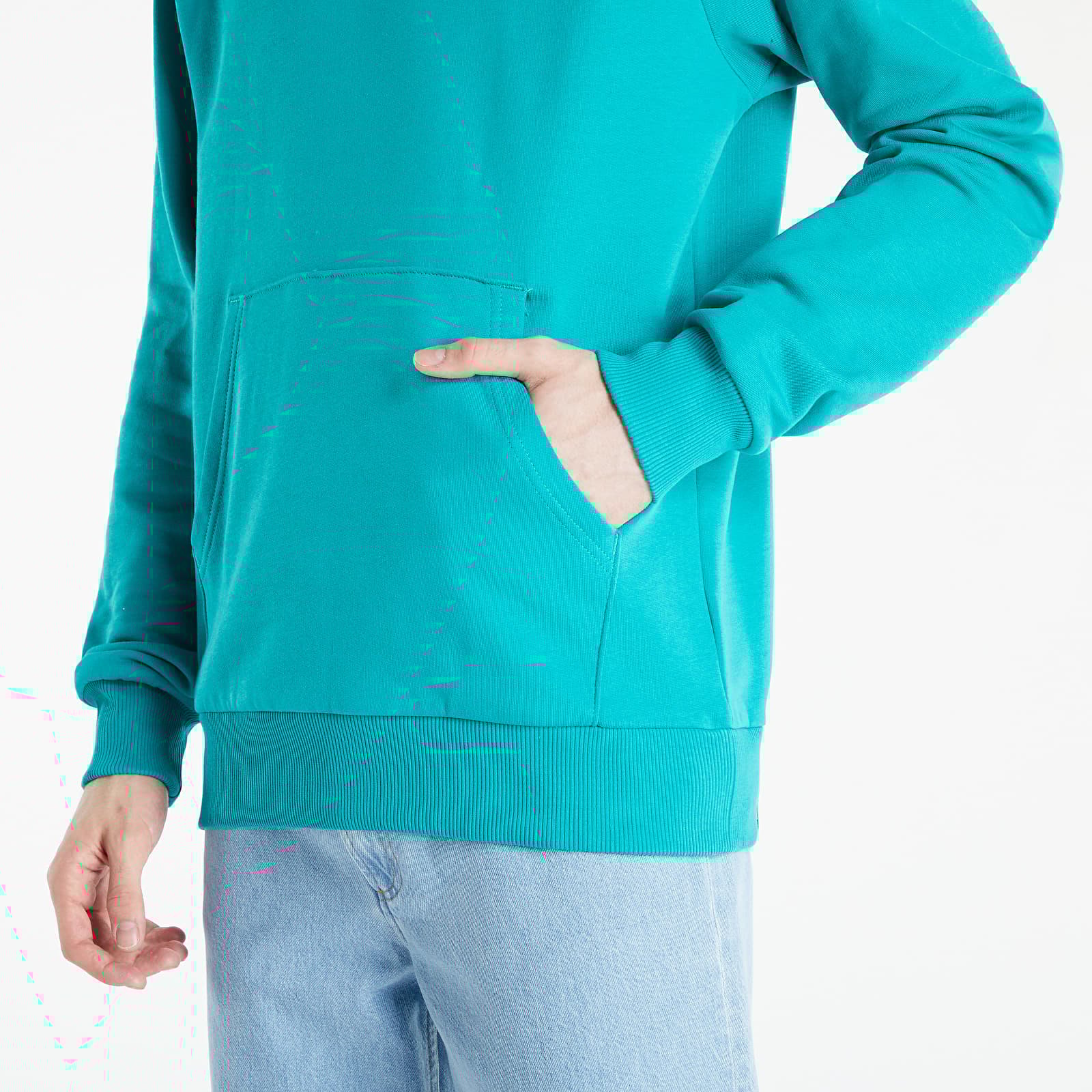 Hanorace The North Face M Raglan Redbox Hoodie Porcelain Green/ Tnf Black