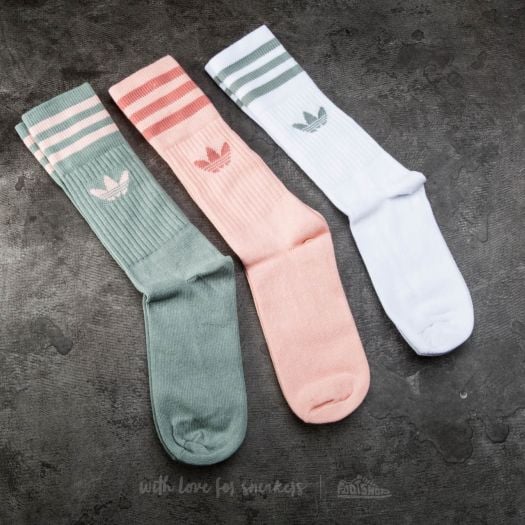 adidas Past Crew 3 Pair Socks