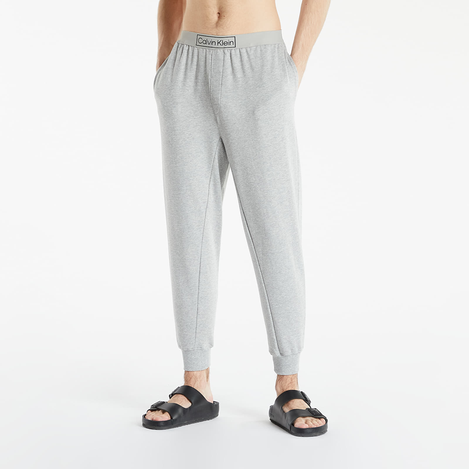 Džínsy a nohavice Calvin Klein Reimagined Loungewear Jogger Grey Heather
