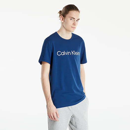 T shirts Calvin Klein Ckr Steel Loungewear S S Crew Neck Blue Shadow Footshop