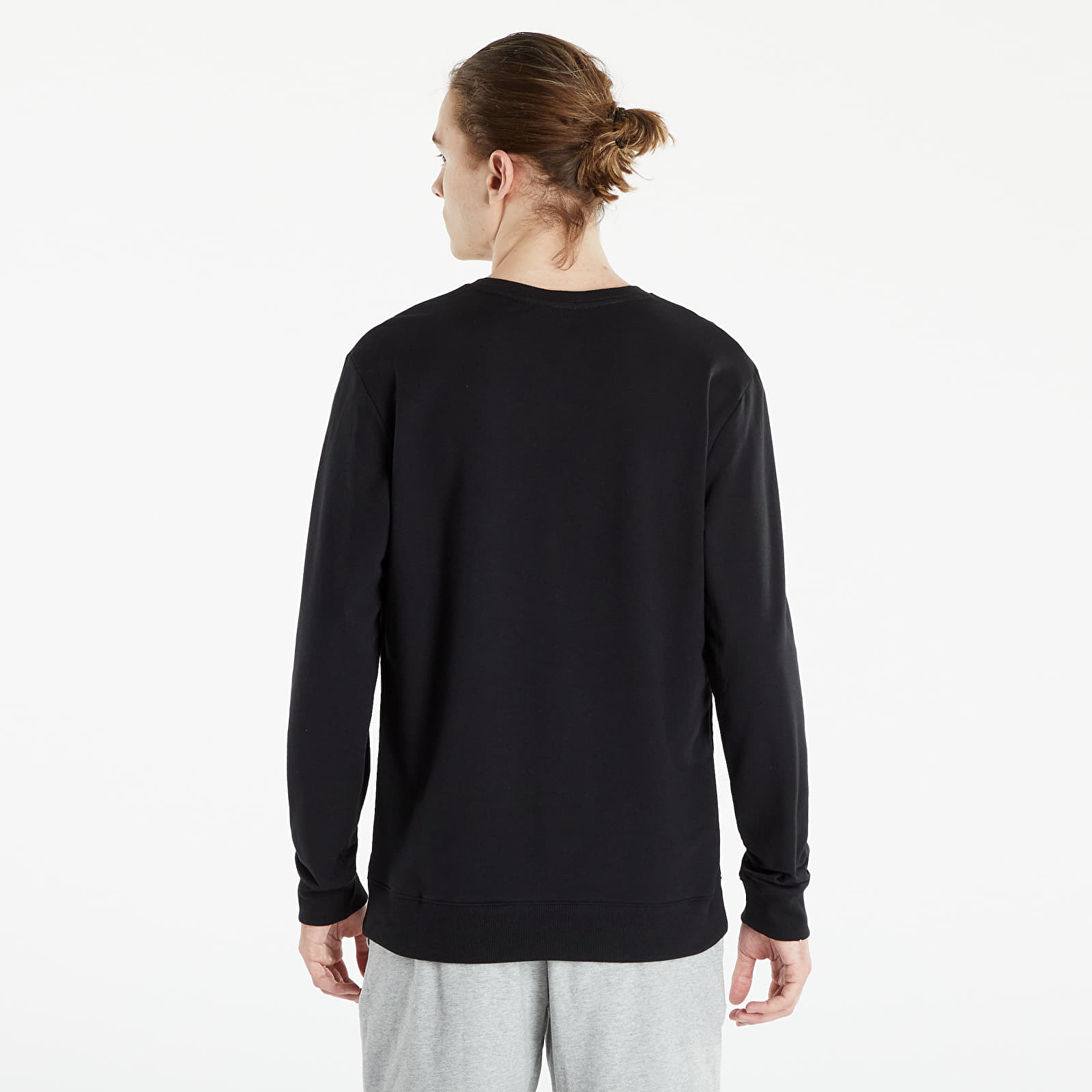 Tričká Calvin Klein Ckr Steel Loungewear L/S Sweatshirt Black