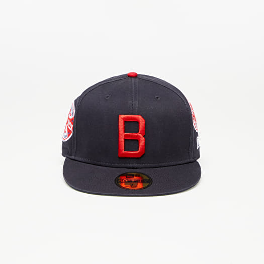 Cappelli New Era 59Fifty MLB Boston Red Sox Cooperstown Patch Cap Navy Footshop