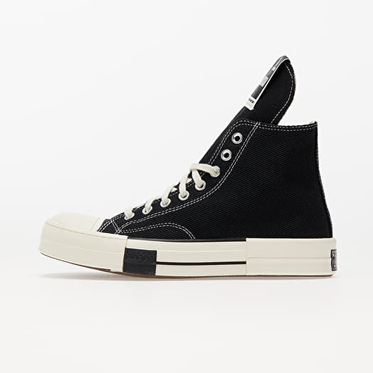 Men s shoes Converse x Rick Owens DRKSTAR Hi Black Egret Black Footshop
