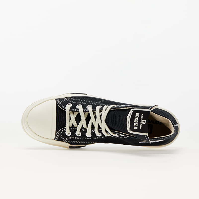 Converse x Rick Owens DRKSTAR Hi Black/ Egret/ Black | Footshop