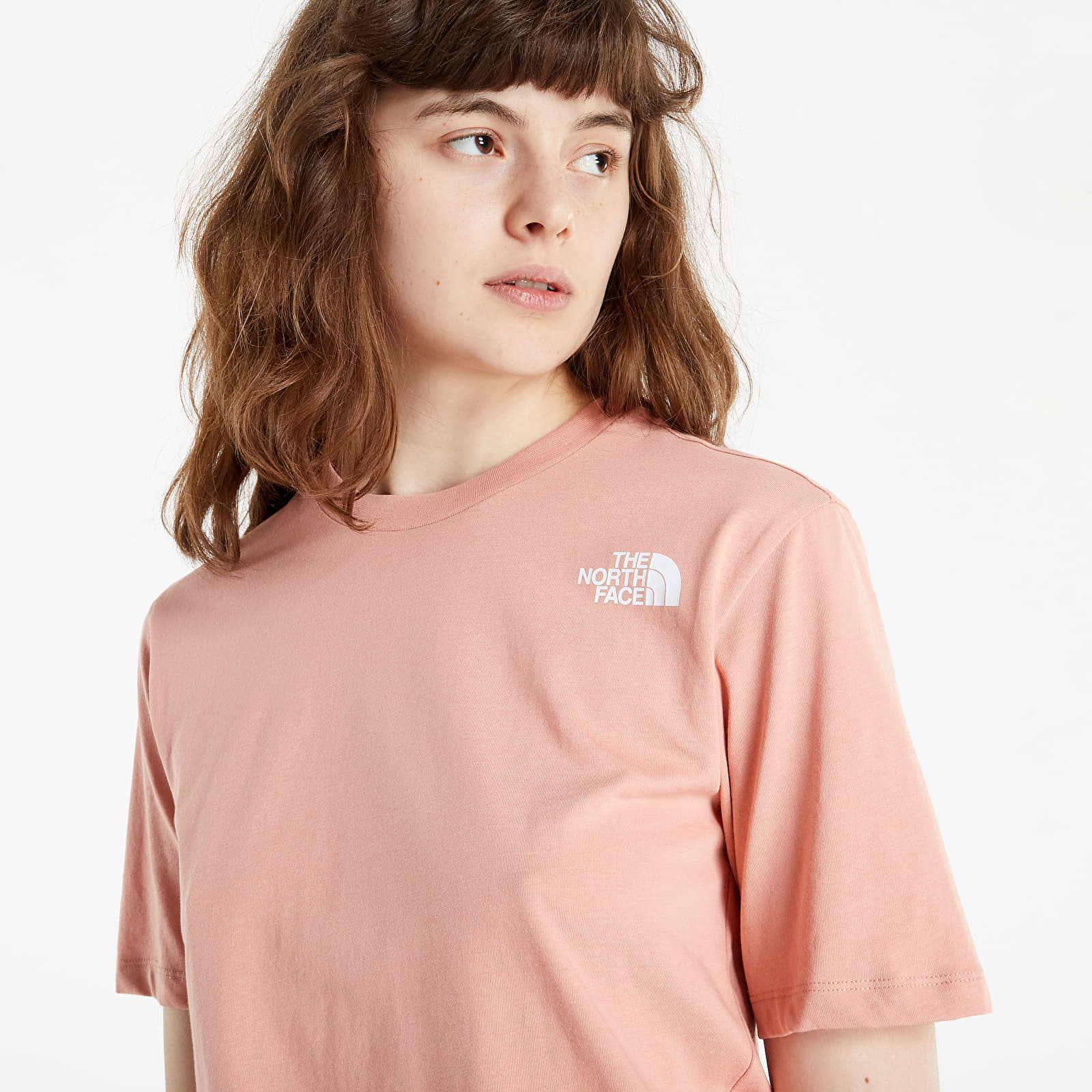 Majice T-shirt The North Face W Bf Redbox Tee Rose Dawn