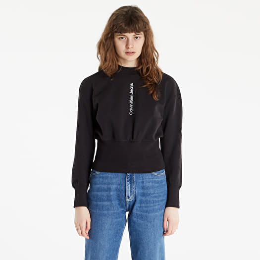 Sweatshirts Calvin Klein Jeans Faded Logo Crewneck Ck Black Footshop