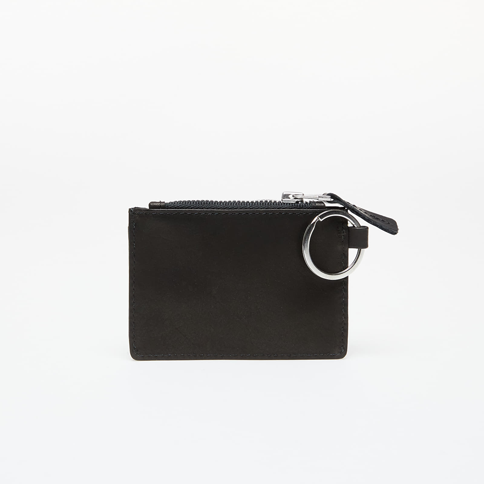 Geldbörsen Carhartt WIP Leather Wallet With m Ring Black