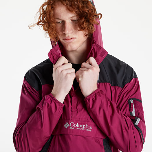 Columbia challenger pullover windbreaker in pink sales