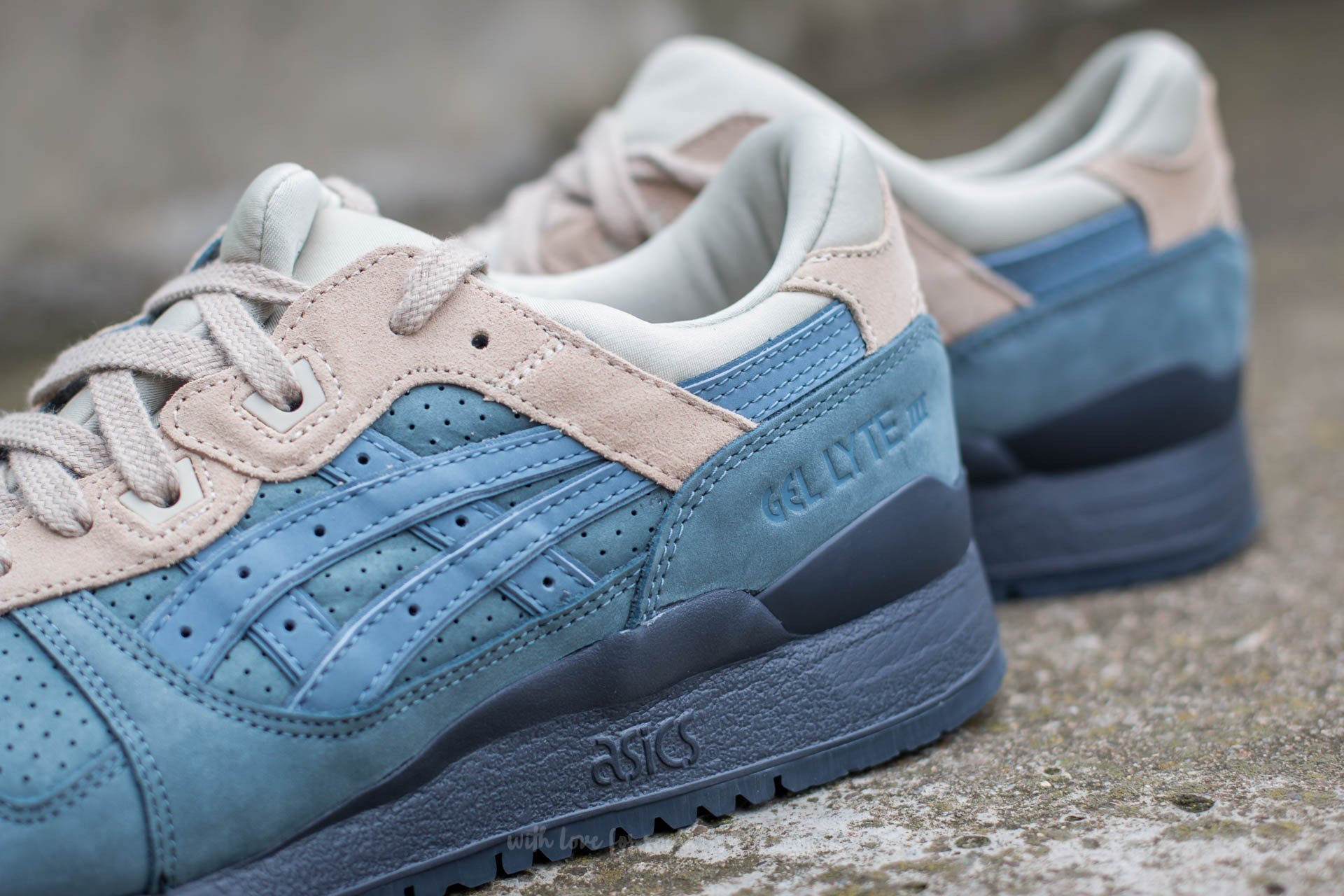 Asics gel lyte iii blue mirage sales