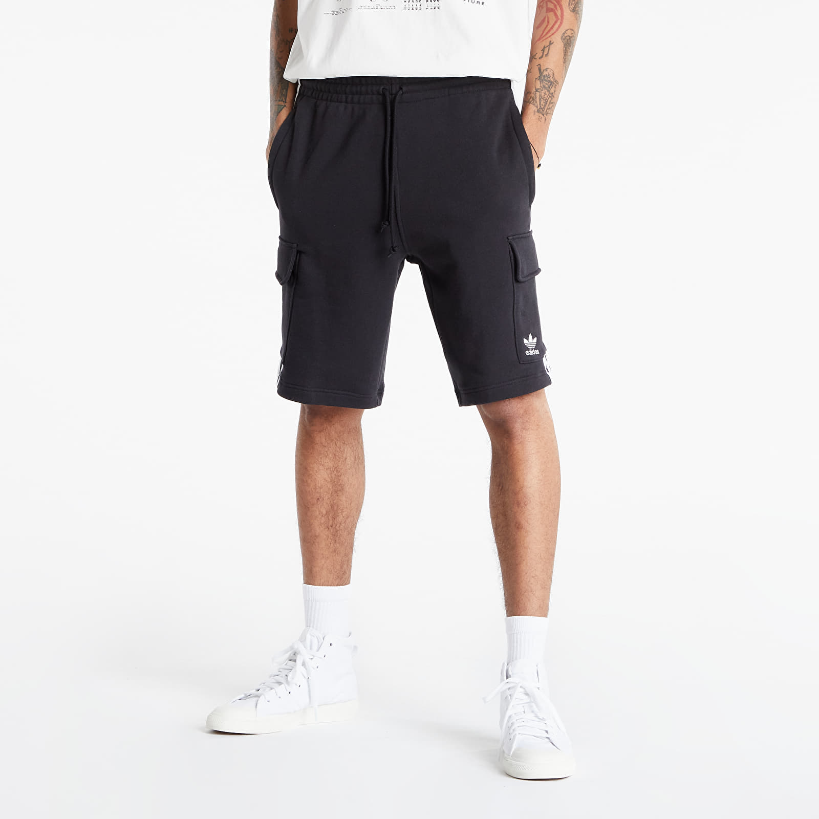 Shorts adidas 3 Stripes Cargo Short Black Footshop