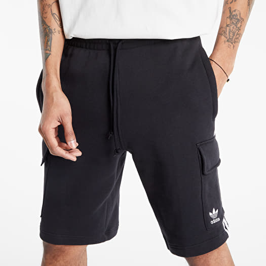 adidas 3 Stripes Cargo Short Black | Footshop
