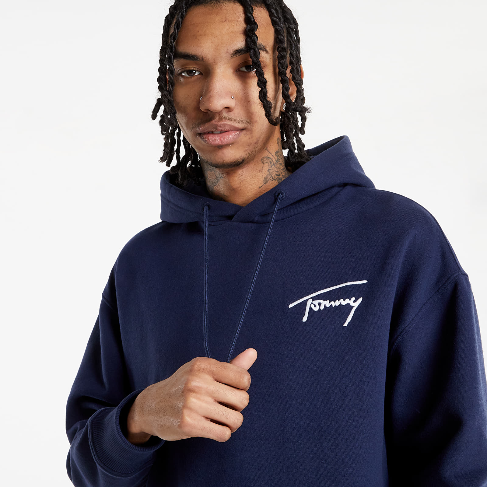Tommy jeans signature hoodie deals
