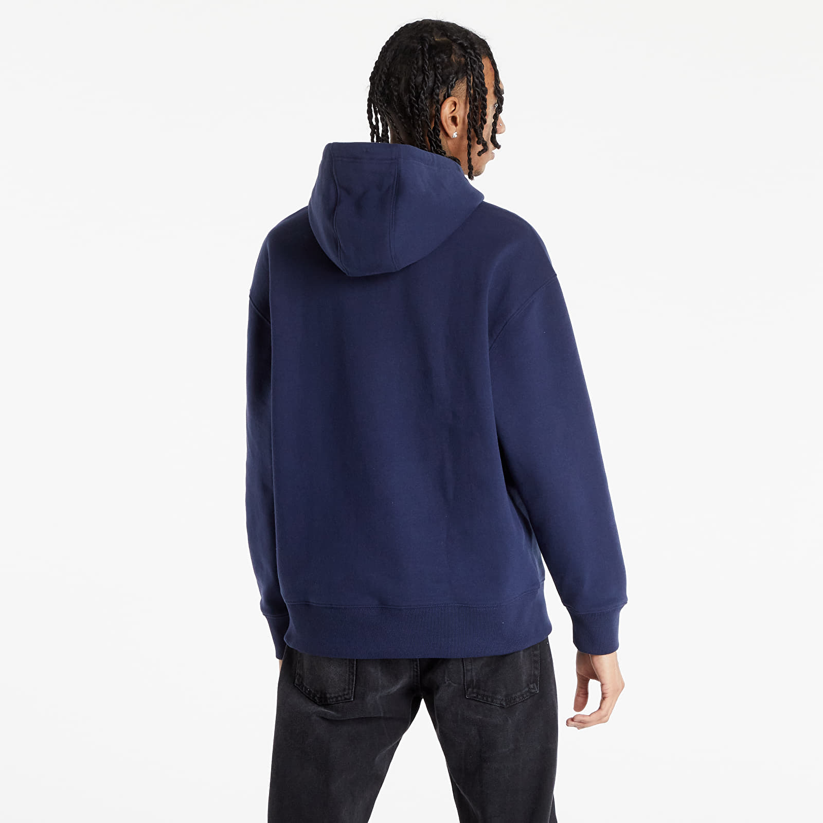 Mikiny Tommy Jeans Signature Hoodie Twilight Navy