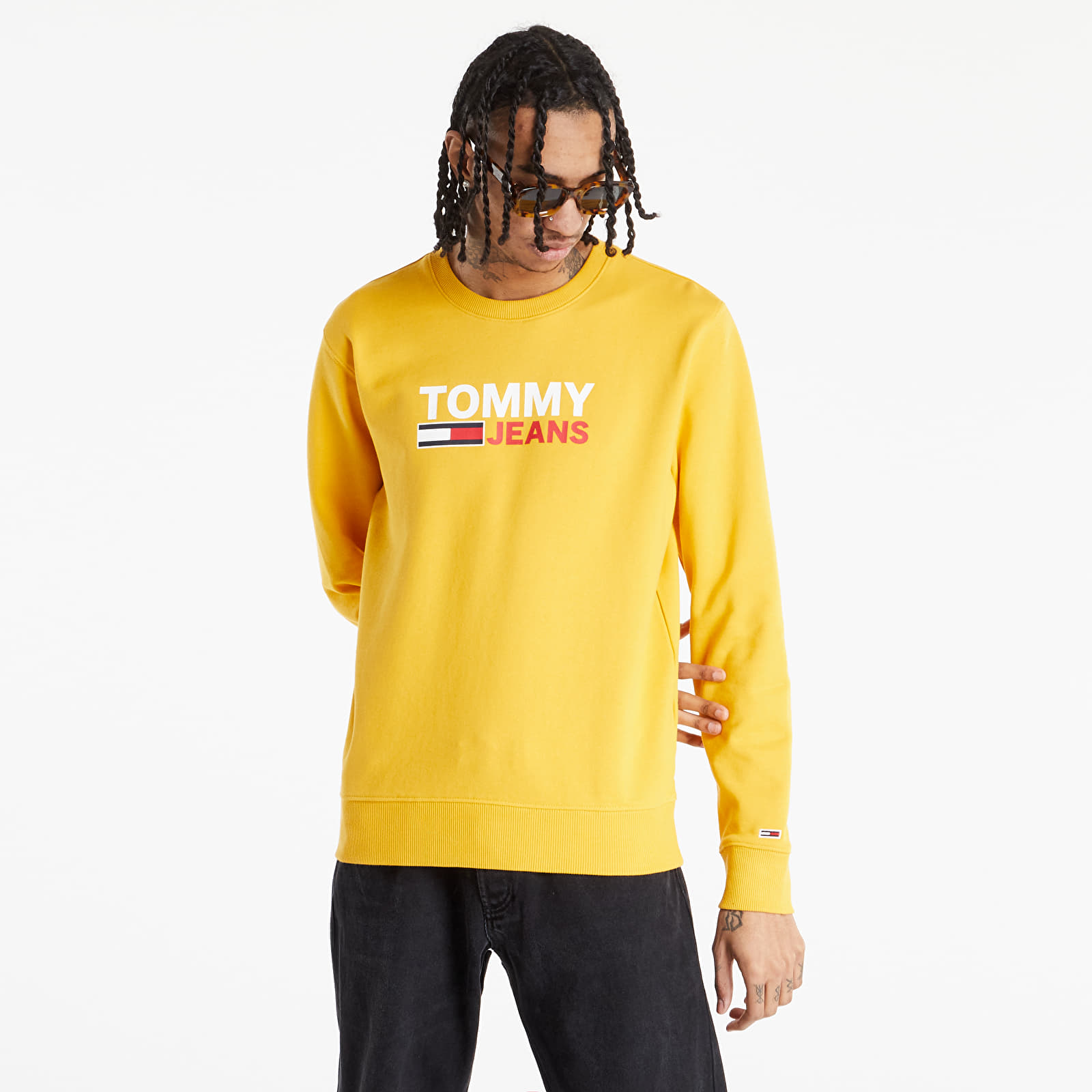 Yellow tommy jeans sale