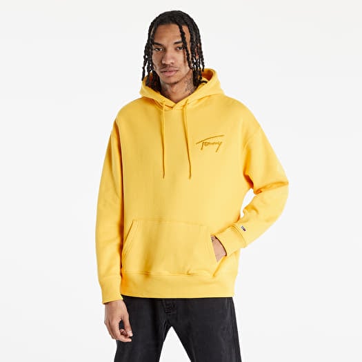 Tommy jeans signature sweatshirt orange 2025