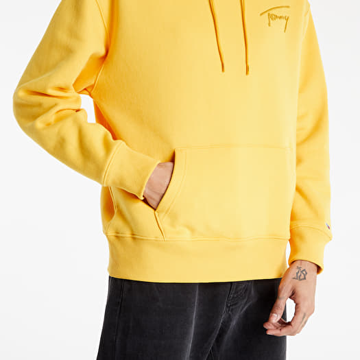 Yellow tommy hoodie best sale