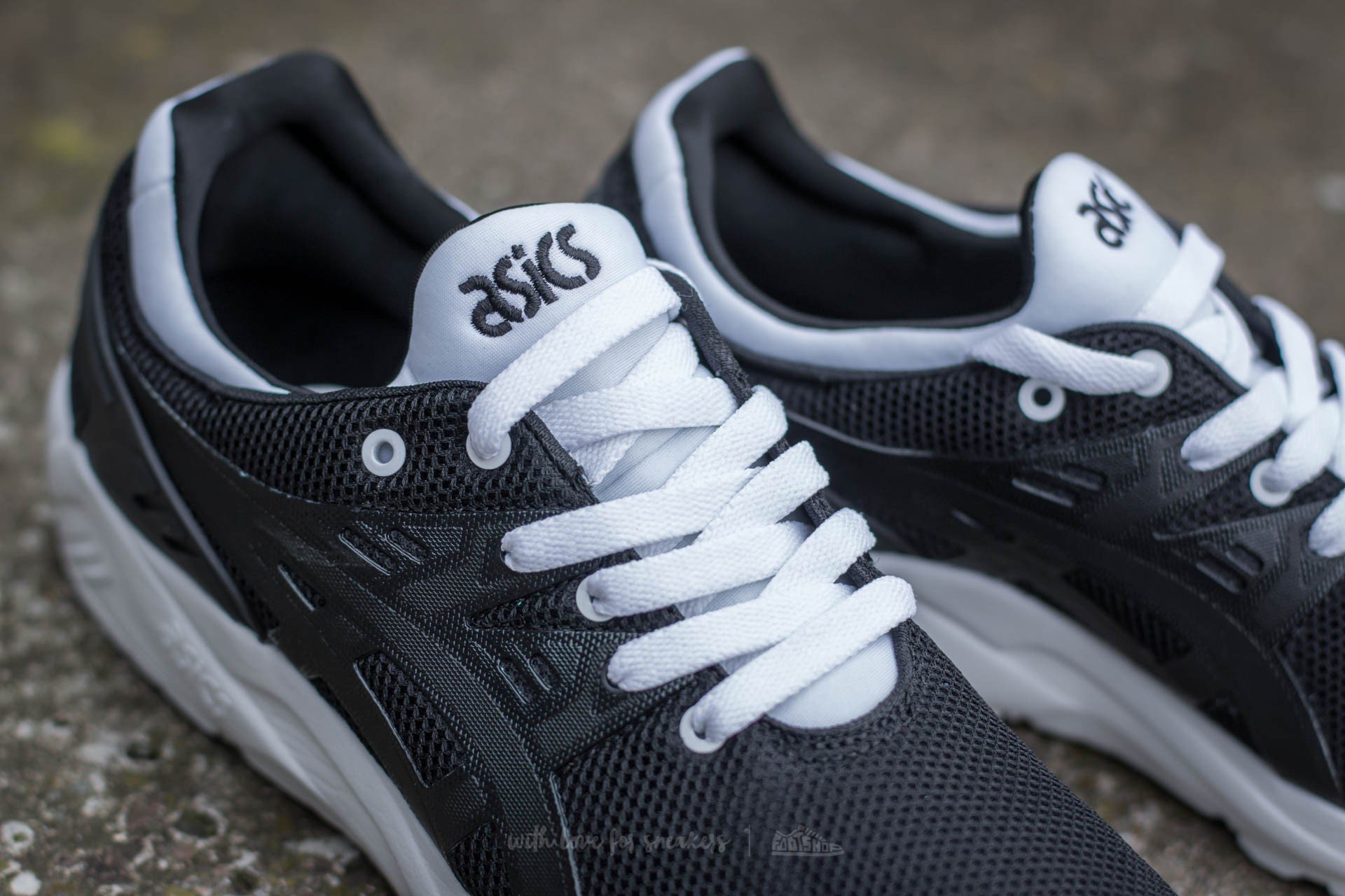 Women s shoes Asics Gel Kayano Trainer Evo Black Black Footshop