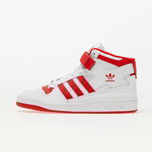 Men s shoes adidas Forum Mid Ftwr White Vivid Red Ftwr White Footshop