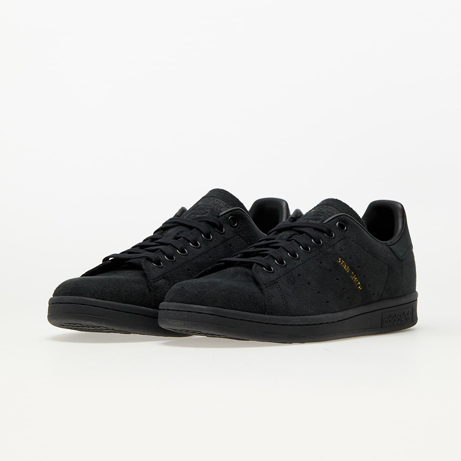 Stan smith noir daim top