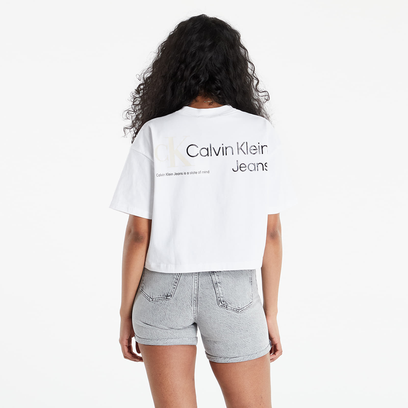 T-shirts Calvin Klein Jeans Back Urban Logo Tee Bright White