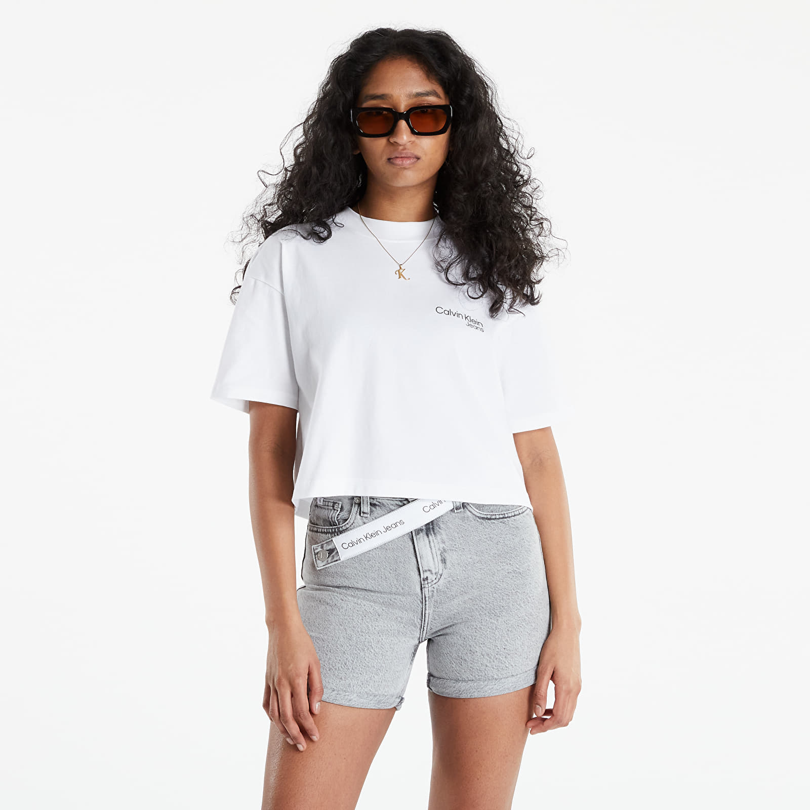 T-shirts Calvin Klein Jeans Back Urban Logo Tee Bright White