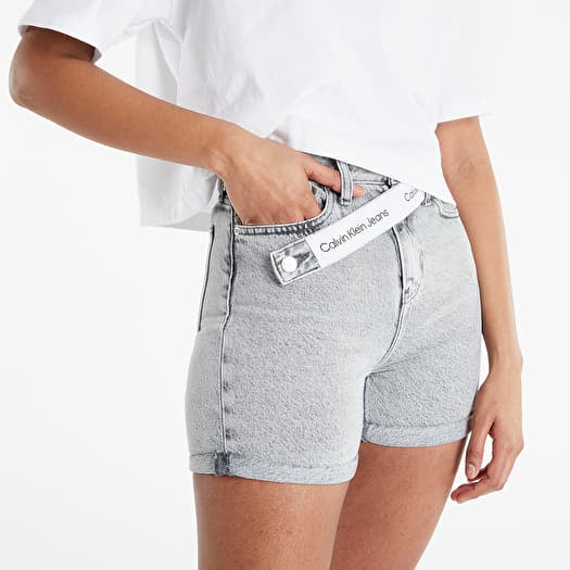 Grey short jeans shop