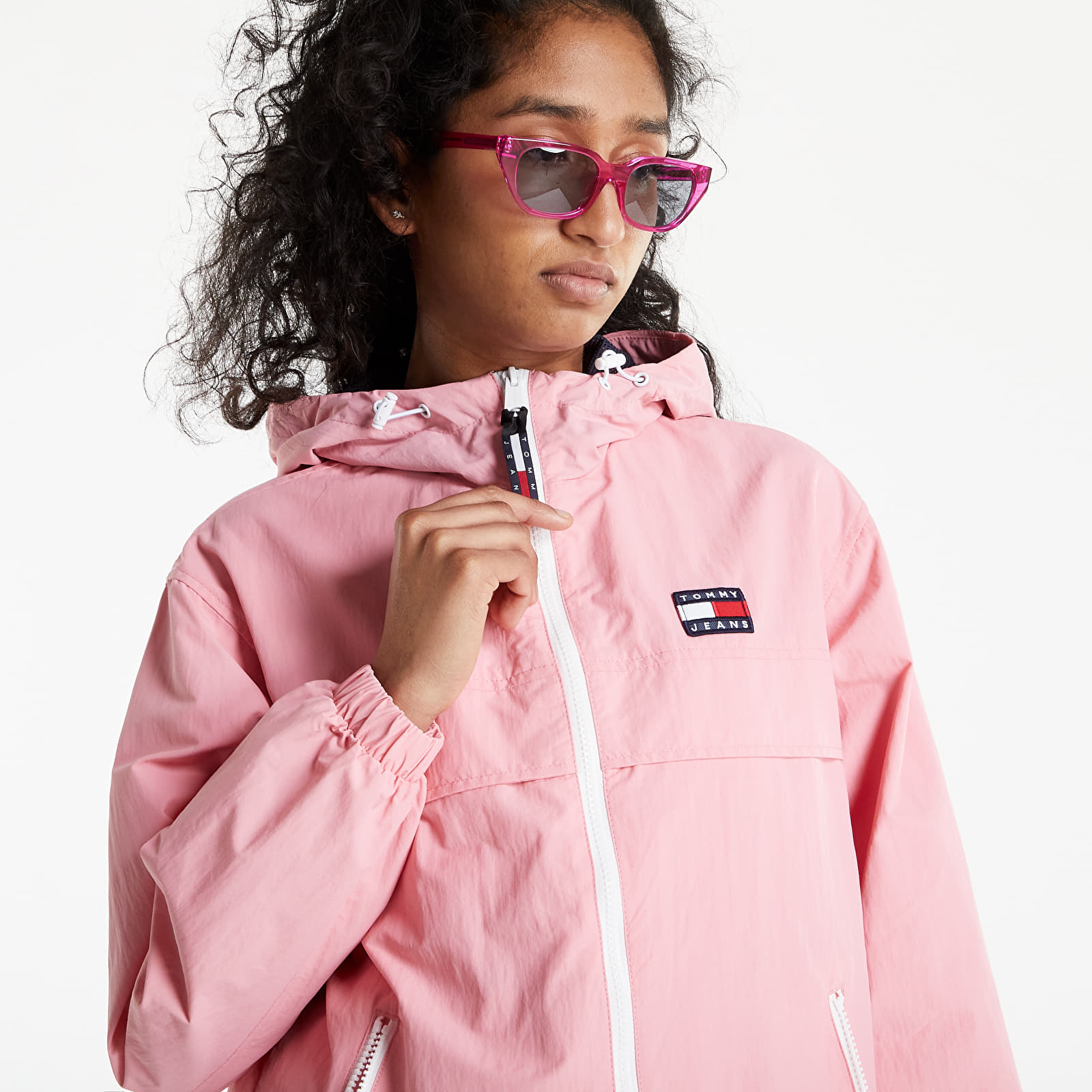 Bundy Tommy Jeans Chicago Windbreaker Fresh Pink