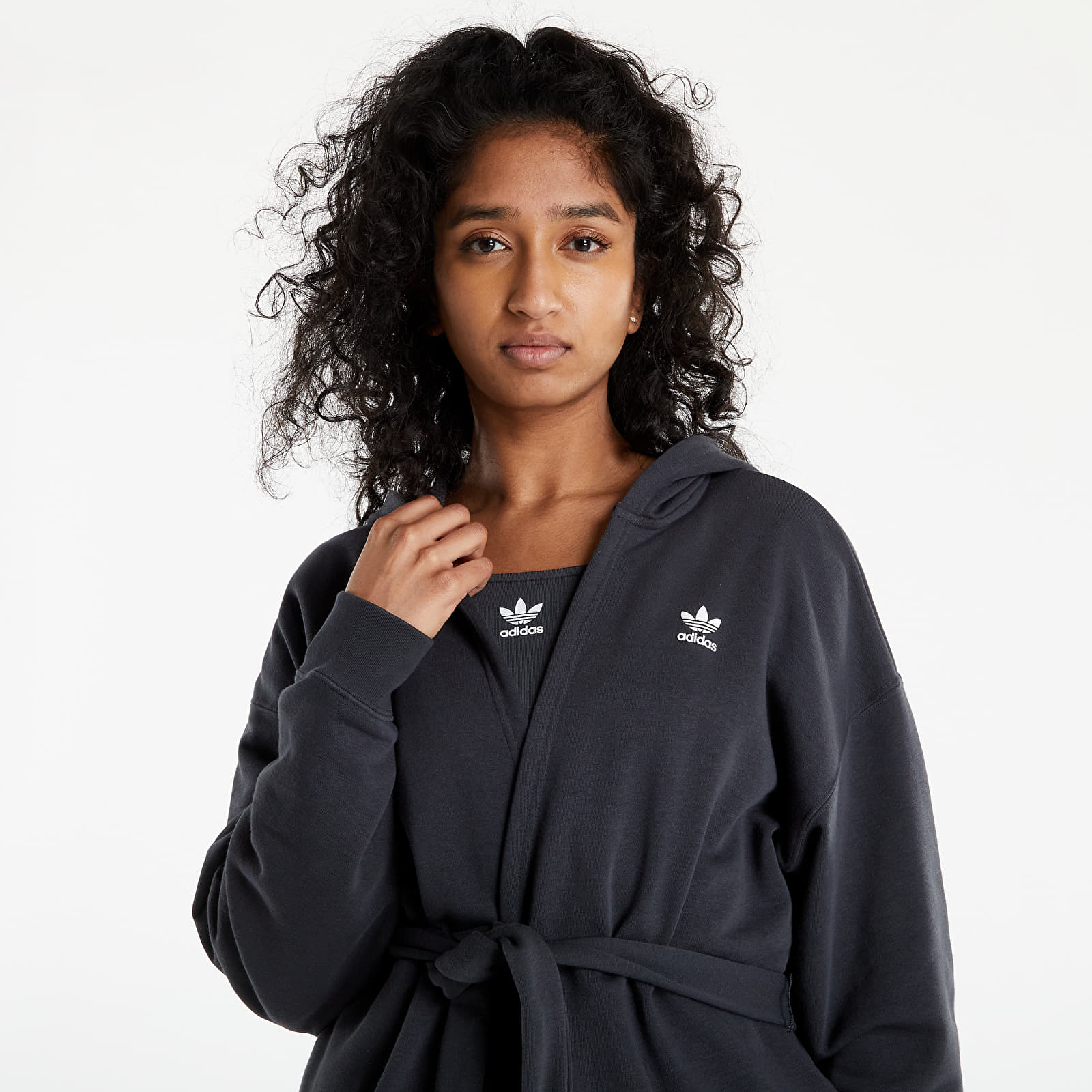 Hoodies and sweatshirts  adidas Hooded Dress Carbon