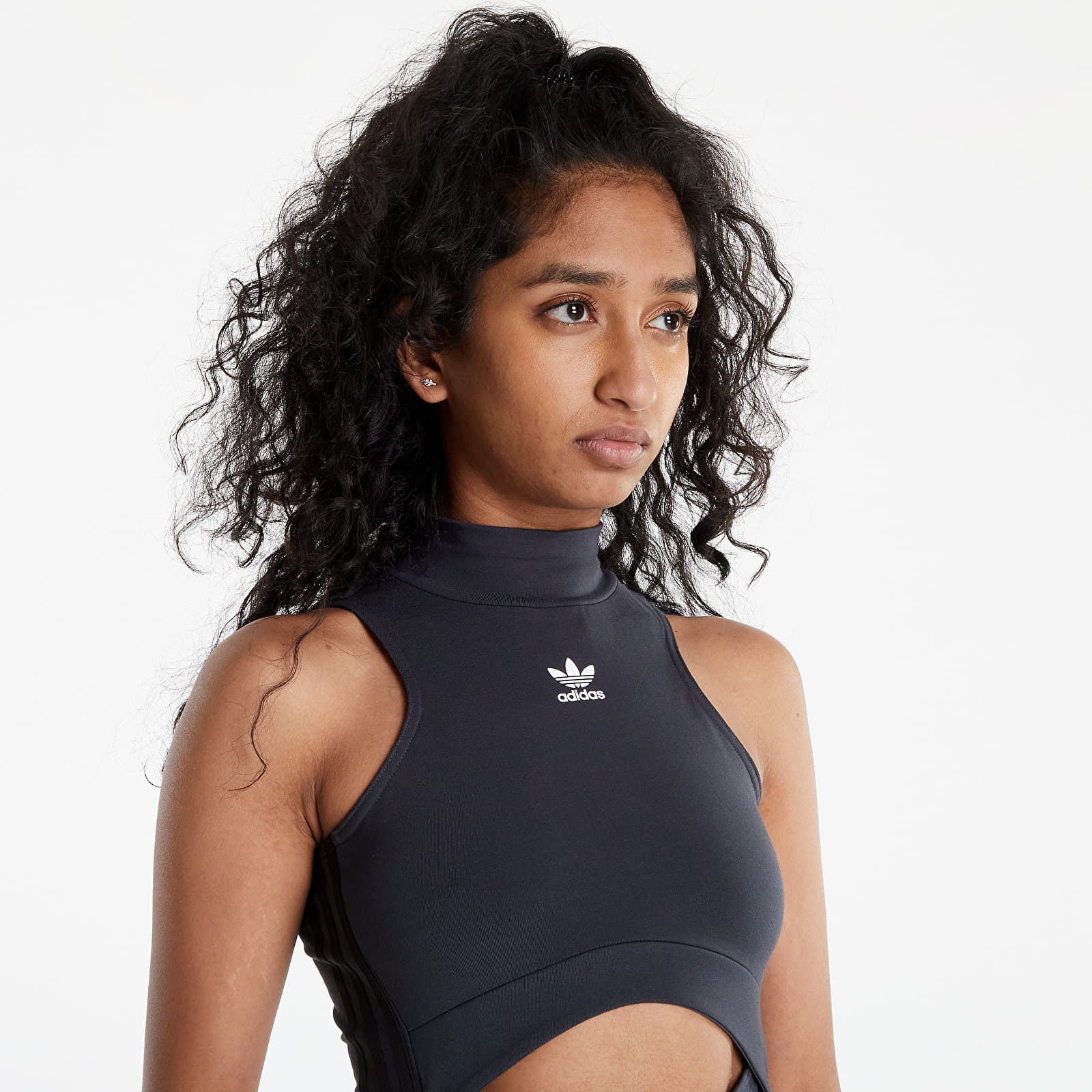 Adidas turtleneck clearance crop top