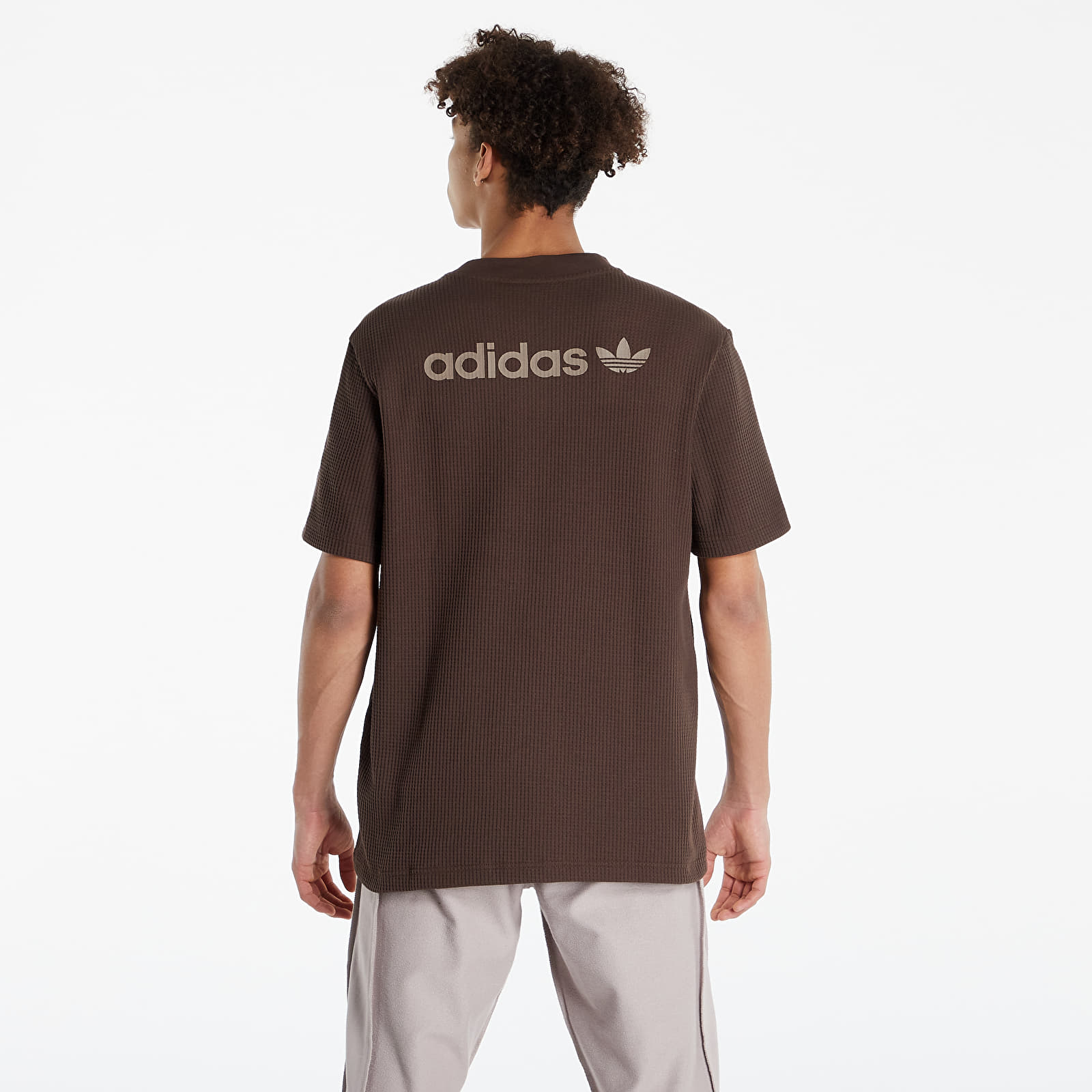 Brown adidas shirt clearance