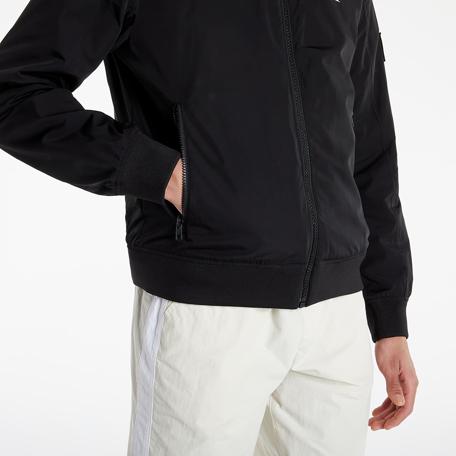 Bundy Calvin Klein Jeans Unpadded Hooded Harrington Ck Black