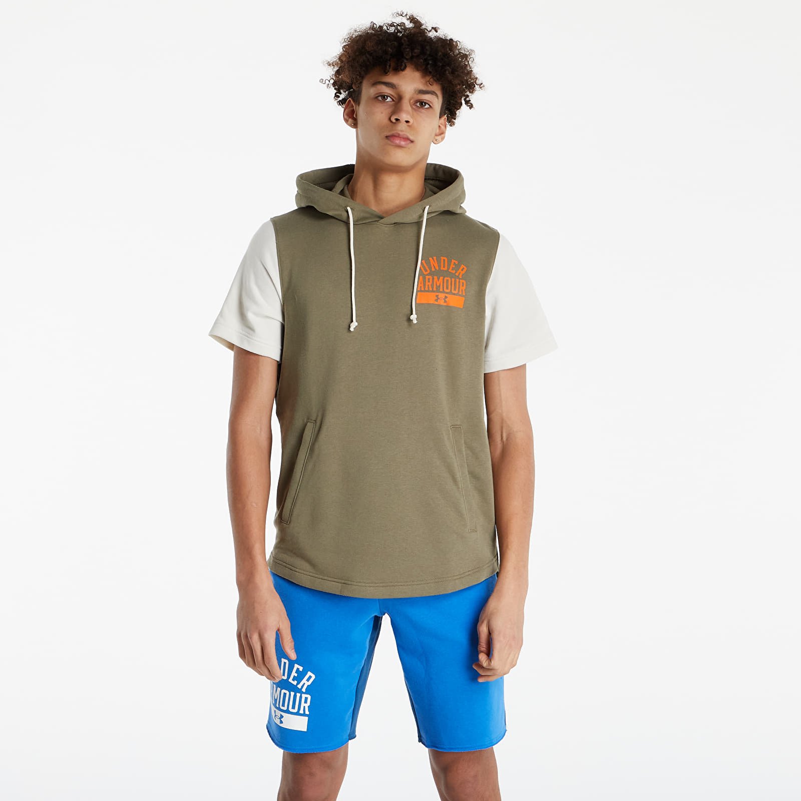 Sweatjacken und Sweatshirts Under Armour Rival Terry Cb SS Hoodie Tent/ Team Orange
