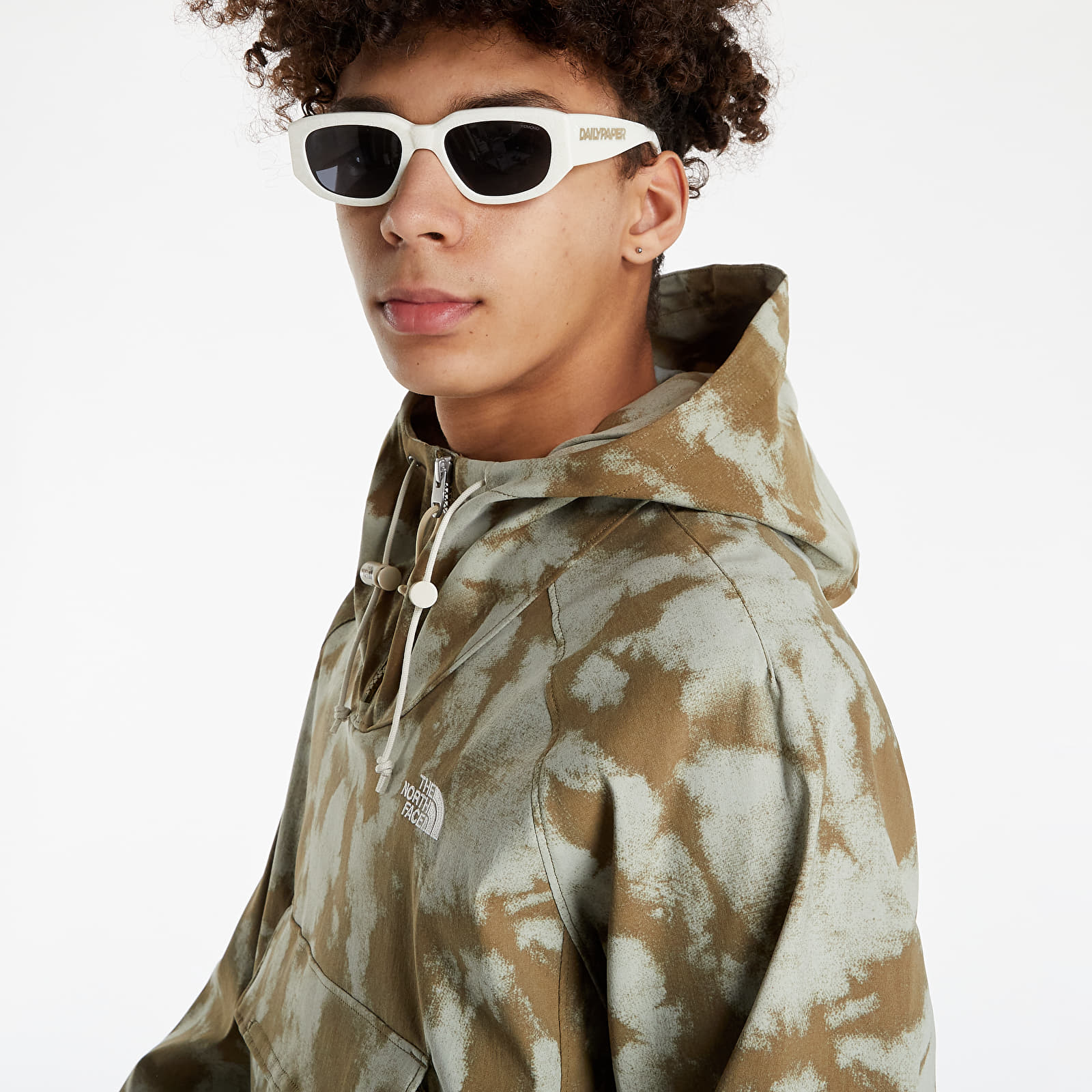 Giacche The North Face M Printed Class V Pullover Military Olive Retro Dye Print